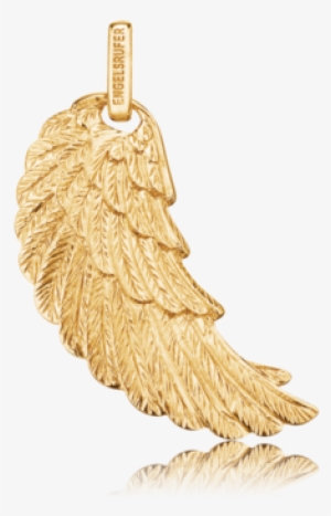 Engelsrufer Angel Wing Gold Plated Medium - Engelsrufer Silver Gold Plated Angel Wing Pendant Erw-m-g