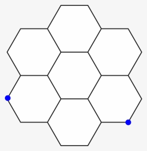 Seven Hexagons Arranged Into A Larger Hexagonal Shape - Mosaic