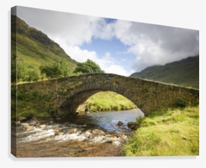 Stone Bridge, Scotland Canvas Print - Stone Bridge Scotland Canvas Art - John Short Design