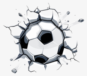 Vinilo 3d Infantil Fútbol - Adesivo De Bola De Futebol