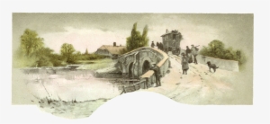 Free Countryside Digital Graphic - Antique Border