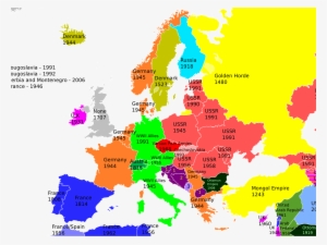 Alternative Models For World Map With All Countries - Europe Map Vector