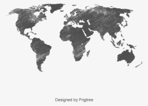 Black World Map, Black, World, Map Png And Psd - Map Of The World Highlighting Australia