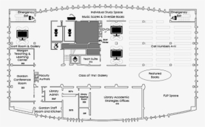 Third Floor Plan Gordon Library Third Floor Plan - George C. Gordon Library