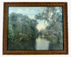 Gardiner Stunning Hand Colored Photograph Signed Framed - Framed Hand Colored Photograph