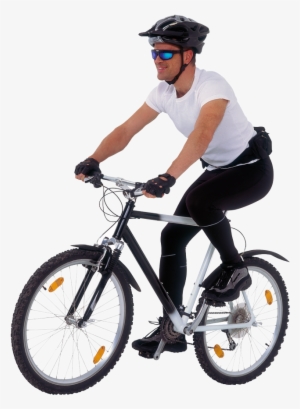 Personas En Bicicleta Png - Person On Bike Png