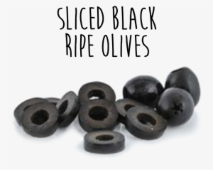 Olives - Sliced Black Olives Png