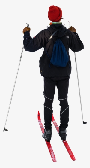 On Cross Country Skis Png Image - People Skiing Png