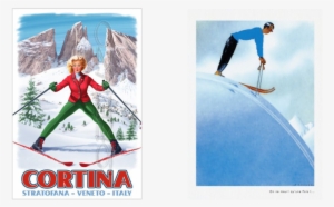 Vintage Poster Slides6 - Vintage Skiing Posters