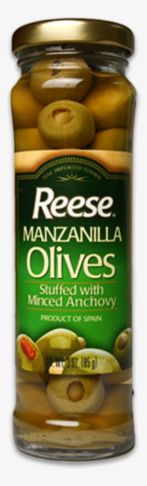 Reese Olives, Manzanilla, Stuffed With Almond - 3 Oz
