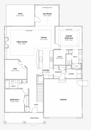 Streamsong Condominiums 1906 Sf Floor Plan - Diagram
