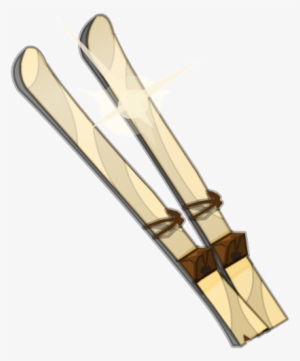 Pair Of Disposable Supple Skis - Pair Of Skis Png