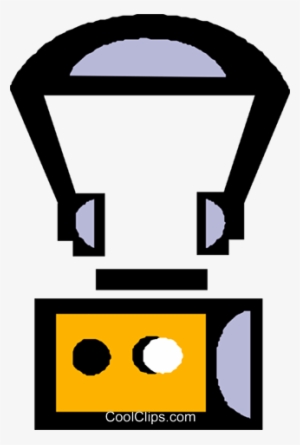 Walkman Royalty Free Vector Clip Art Illustration