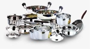 Stainless Steel Utensils - Silver Vessels Images Png