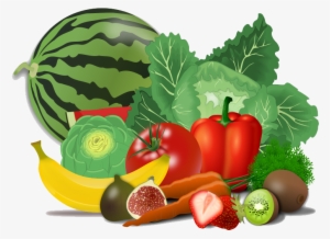 Healthy Food Png Picture - Fruits And Vegetables Shower Curtain