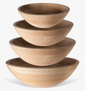 Wooden Bowl - Lamson Treespirit 4 Piece Set Wooden Bowls, Wood