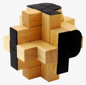 Ipp Wooden Burr 14 Piece - Jigsaw Puzzle