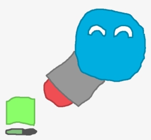 Artistic Contentdestroyer Destroying A Green Square