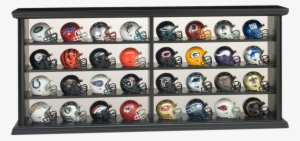 Riddell 32 Piece Wood Display Set - Ncaa Pocket Pro 2016 Helmets
