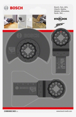 Basic Set - Bosch 2608662343 Multi Cutter Blades