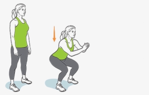 Pause At The Bottom, Then Return To Starting Position - Standard Squat