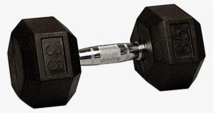 Goblet Squat Is A Front Squat, Where The Back Must - Dumbbell Transparent Png