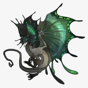 Royal Green Butterfly Skin - Dragon