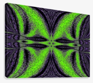 Green Butterfly 4 Canvas Print - Thread