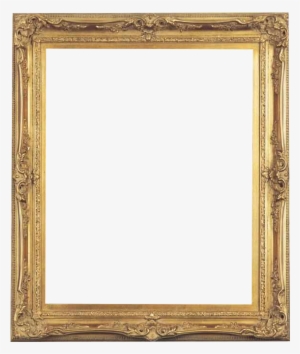 Una Variedad De Marcos Png Con Bordes Clasicos Cuadrados - Gold Picture Frame