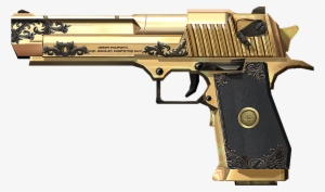 Pistola De Ouro Png - Desert Eagle Ouro Png