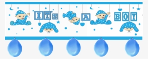 Its A Boy Balloon Banner - It's A Boy Banner Png