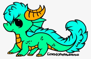 Cute Dragon For Sale By Shark-d0g On Clipart Library - Cartoon