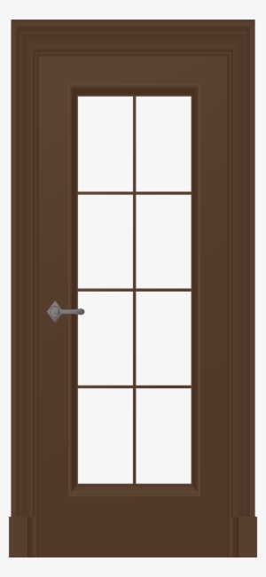 Brown Door Png Clip Art - Clip Art