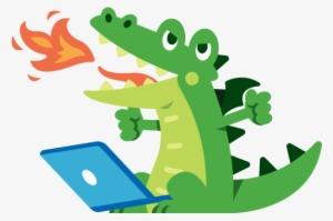 Cute Nerdy Dragon - Little Dragon