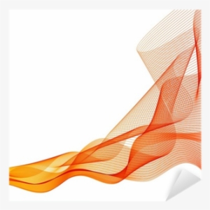 Abstract Vector Orange Wave Background Waved Lines - Wave