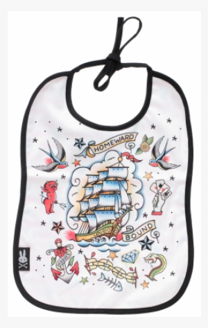 Six Bunnies Oldschool Bib - Bib