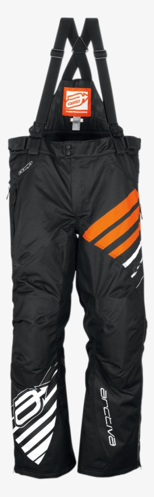 Arctiva Womens Comp Insulated Snowmobile Bib Black - Arctiva Comp Insulated Women's Bibs Orange 2xl - 3131-0495