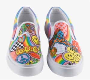 Footwear - Colorful Sharpie Shoe Designs