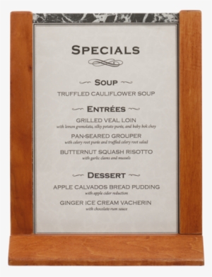 Table Tent Menu Holders