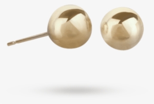 9ct Gold 6mm Ball Stud Earrings - Dyrberg/kern
