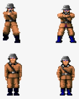 A Simple Re-working Of The Basic Wolfenstein 3d Guard - Wolfenstein 3d