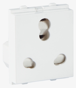 6a 16a 3 Pin Socket White - Socket