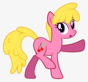 Likonan, Background Pony, Cherry Berry, Confused, Safe, - My Little Pony Cherry Berry