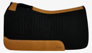 1wb B, 2wb B, 3wb B, 4wb B Barrel Square Skirt Black - 5 Star 3/4 Inch Black Wool Contour Saddle Pad