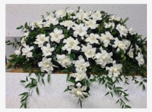 Gardenia Casket Cover - Casket Spray With Gardenia