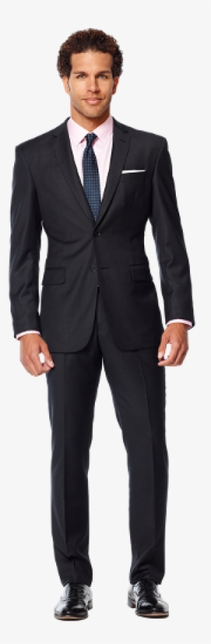 A Three Piece Suit Is Always A Sure Look - Perry Ellis Portfolio Gray Suit
