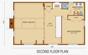 Craftsman Timber Frame Fall Feature Home - Floor Plan