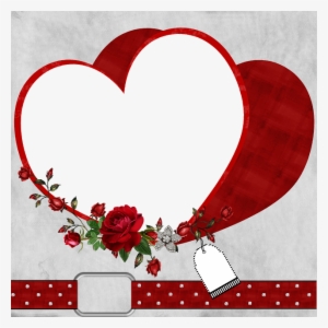 Encontro De Casais - Moldura Coração Vermelho Png