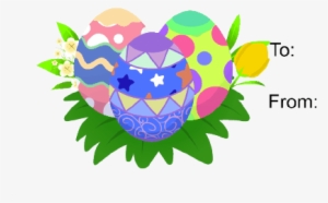 Easter Eggs Gift Tag - Crowne Plaza Little Rock