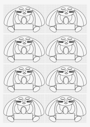 Right Click To Download 8 Easter Bunny Name Tags With - Sketch